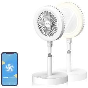 Ventilador de Mesa com 3 Velocidades, Inclinação Ajustável e Controle por APP, 10W, 110v, GEOSMARTPRO ALF01GB, Branco