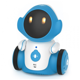 Brinquedo Robô Inteligente e Recarregável, Canta, Dança, Grava e Repete para Crianças de 6 Anos ou Mais, GILOBABY, Azul