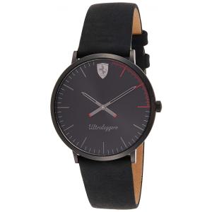 Relógio de Pulso Quartzo Design Robusto Pulseira de Silicone Textura Favo de Mel, FERRARI 830495, Preto