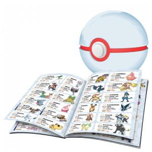 Brinquedo eletrônico Pokemon Trainer Guess Sinnoh Edition com Poké Bola de luz e som e guia de campo para adivinhar 107 Pokémon