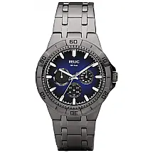 Relógio Masculino de Quartzo e Aço Inoxidável, RELIC BY FOSSIL ZR15533, Cinza