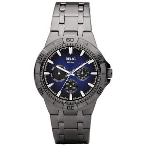 Relógio Masculino de Quartzo e Aço Inoxidável, RELIC BY FOSSIL ZR15533, Cinza