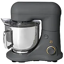 Batedeira planetária Beautiful 5,0L cinza com tigela inox, 12 velocidades, cabeça basculante, 300W, 110V