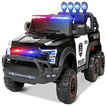 JOYLDIAS Carro, Carrinho Elétrico para Crianças, 2 Assentos, Recarregável 12V com Controle Remoto 2.4G, Branco