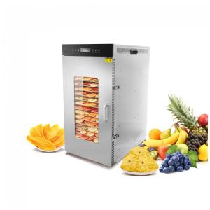 Desidratador de Alimentos Profissional com 20 Bandejas em Aço Inoxidável, 110V 1500W, Hakka