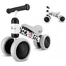 Bicicleta sem Pedal com 4 Rodas para Crianças de 10 a 24 Meses, Hurtle, Branca