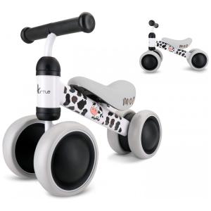 Bicicleta sem Pedal com 4 Rodas para Crianças de 10 a 24 Meses, Hurtle, Branca