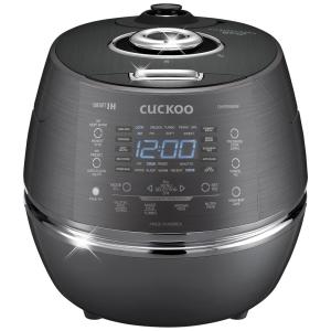 Cuckoo CRP DHSR0609FD panela elétrica multifuncional e programável por indução, aquecimento, pressão, arroz, 6 xícaras cinza escuro