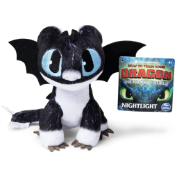 Pelúcia Premium de Dragão Nightlight Dreamworks Dragons, para Crianças a partir de 4 anos