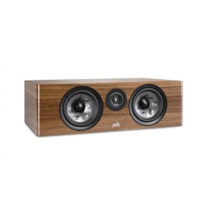 Caixa de som central Polk Audio Reserve R400 marrom para home theater estéreo 200W