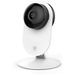 Câmera de Segurança IP 1080p Wi Fi 2.4G com Visão Noturna e Detecção de Movimento, YI, Branca