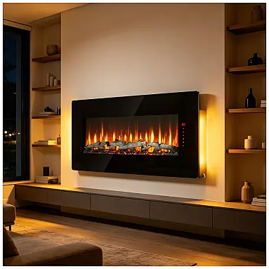 Lareira Elétrica Innoflame 122x46cm 1400W