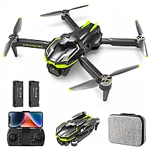 Drone com Câmera 1080P HD para Crianças e Adultos, 35 Minutos de Voo, Quadricóptero RC com Partida com Uma Tecla, HONIVON, Preto e Verde