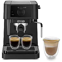 Cafeteira Espresso e Cappuccino Delonghi EC230BK 15 Bar Espumador de Leite 220V