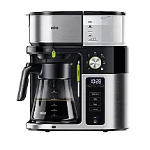 Máquina de café por gotejamento multi serviço KF9050BK inoxidável por preto - 220V