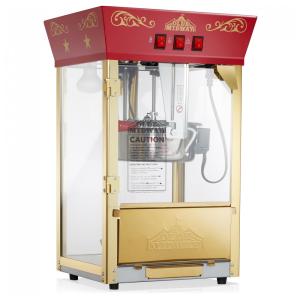 Pipoqueira Elétrica Faz até 10,8 kg de Pipoca com Panela de 226g e Copo Medidor, 110V 850W, Olde Midway, Vermelha