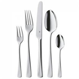 Conjunto de Talheres 30 Peças para 6 Pessoas, Cromado Polido em Aço Inoxidável, WMF Denver