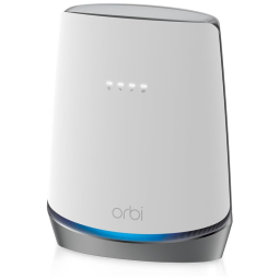 Orbi AX4200 Roteador Wi Fi Vel 4.2Gbps 40 Aparelhos Área 232m2, NETGEAR CBR750 100NAS, Branco