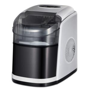 ADT Máquina de Gelo Automática Portátil até 12 kg de Gelo em 24h, 110V, Cinza