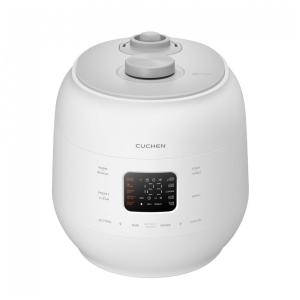 Panela de Arroz 1,8L com Dupla Pressão e Limpeza Automática a Vapor, Cuchen CRS FWK0640WUS, Branca