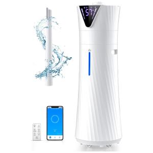 Umidificador de Ar Ultrassônico Inteligente para Ambientes Amplos de até 186 m², 17 Litros com Controle Remoto via App