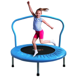 ATIVAFIT Cama Elástica Interna Dobrável com Apoio Ajustável, até 149 kg, Azul