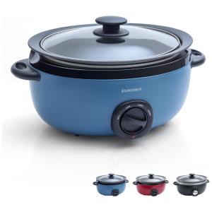 Panela Elétrica Antiaderente 3,2L com Aquecimento Uniforme para Cozinhar com Praticidade e 3 Níveis de Temperatura, 110V 163W, Eamoment