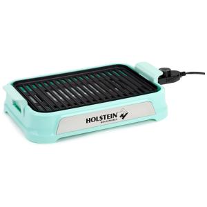 Churrasqueira Elétrica Grill com 5 Níveis de Temperatura, 1200W, Turquesa, turquesa, 110v, HOLSTEIN HOUSEWARES HH 09114009I, Azul turquesa