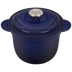 Panela de Ferro Fundido para Arroz 2L Esmaltada e Antiaderente, LE CREUSET LS4101S 1878SS, Azul