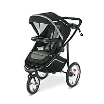 Carrinho de Bebê Graco Jogging com 7 Opções de Condução, Preto