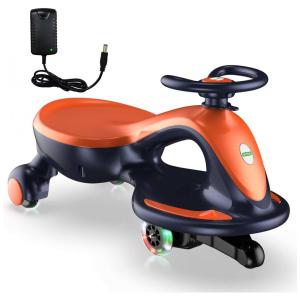 Carro Infantil Elétrico 2 em 1 1 Assento com Sons, ANPABO, Laranja