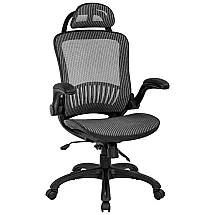 BestOffice Cadeira de Escritório Giratória Ajustável Ergonômica c, Apoio de Cabeça