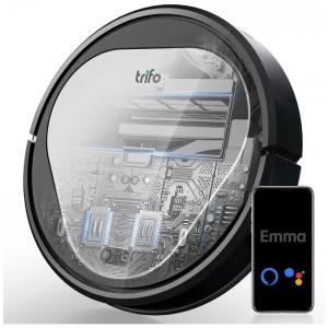 TRIFO Aspirador de Pó Robô com Conexão via APP, WI FI e Auto Carregamento, 110V, Preto