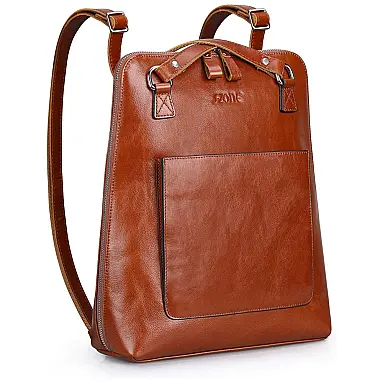 Mochila Feminina de Couro Conversível