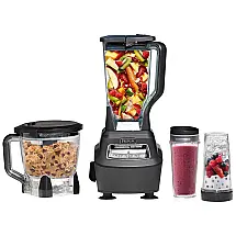 Liquidificador de Bancada 2 Litros com 4 Funções para Smoothies, Processamento, Massa, Bebidas, 1500W 110V, Ninja BL770, Preto