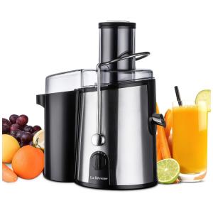 Centrífuga de Frutas, Capacidade 1L, 750W, Aço Inoxidável, 110v, LA REVEUSE LARB1812, Prateado