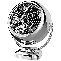 Ventilador Silencioso, Eixo Articulado, Multidirecional Cromado, 110V, 40W, VORNADO CR1 0230 29, Prateado