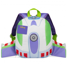 Mochila infantil oficial Disney Toy Story Buzz Lightyear mini com asas 3D poliéster