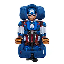 Bebê Conforto Assento com Base de 2 Estágios para 9 a 45 kg, Capitão América, KIDSEMBRACE 3001CAP, Azul