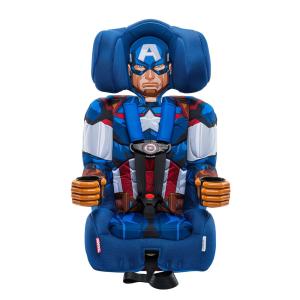 Bebê Conforto Assento com Base de 2 Estágios para 9 a 45 kg, Capitão América, KIDSEMBRACE 3001CAP, Azul