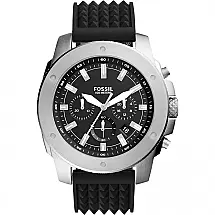 Fossil Relógio Masculino de Quartzo e Aço Inoxidável, Prata