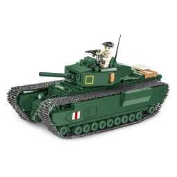 Kit de Construção Tanque Churchill Mk. III com 654 Peças, COBI, Verde