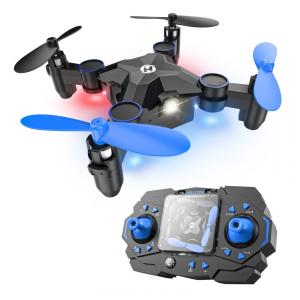 Mini Drone para Crianças com Giros 3D, 3 Velocidades, Pairar Automático e Função Decolagem e Pouso, Holy Stone HS190