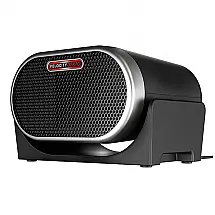 Aquecedor Ceramico Vornado VC-01 Preto Velocity Tuned Heat 4 Niveis Inclinacao 15 graus Filtro Lavavel Modo Pessoal Quarto Inteiro 120V