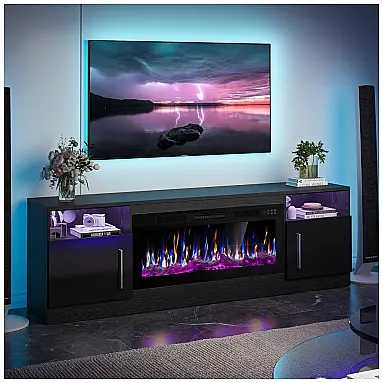 Rack TV Lareira Elétrica Vitesse