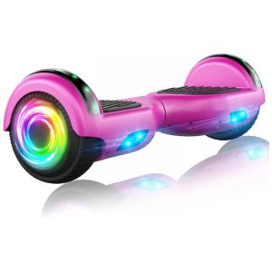 Hoverboard SISIGAD para Crianças de 6 a 12 Anos, com Alto-falante Bluetooth Integrado e Rodas com Luzes Coloridas de 6,5 Polegadas