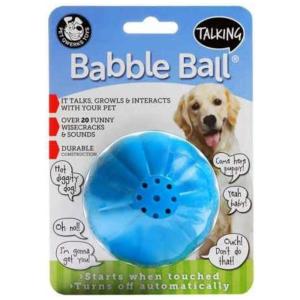 Brinquedo Interativo Bola Eletrônica para Cachorros Grande Porte, PET QWERKS TBB1, Azul