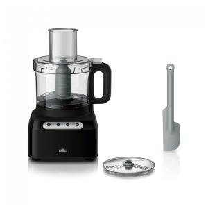 Processador de Alimentos até 8 Xícaras Braun FP3101BK, 110V 550W, Preto