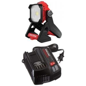 V20, Lanterna Led, 1825 lumens, com carregador, 110 V, CRAFTSMAN, Vermelho
