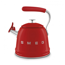 Chaleira Retro Smeg 2,4L Vermelha